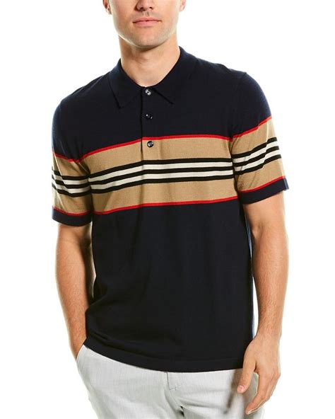 burberry blue striped shirt|navy blue Burberry shirt.